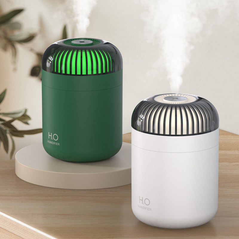 Quiet Cool Mist Humidifier - 500ml USB-C with Ambient Light & Dual Mist Modes Pink