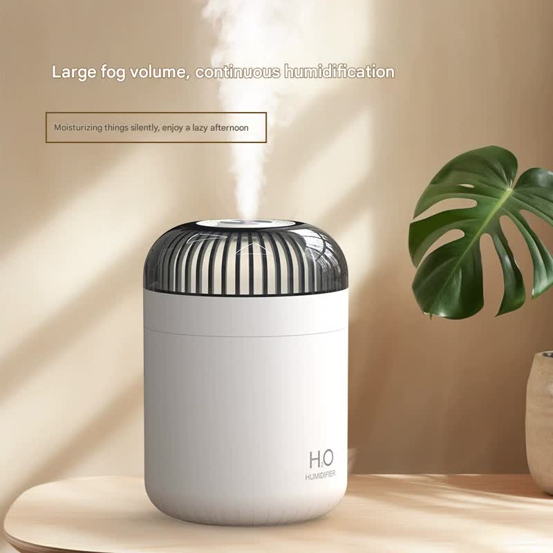 Quiet Cool Mist Humidifier - 500ml USB-C with Ambient Light & Dual Mist Modes Pink