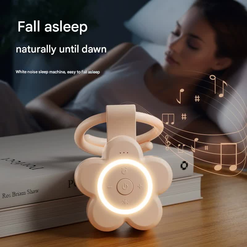 Portable White Noise Sleep Aid & Night Light - Soothing Sounds Matcha color