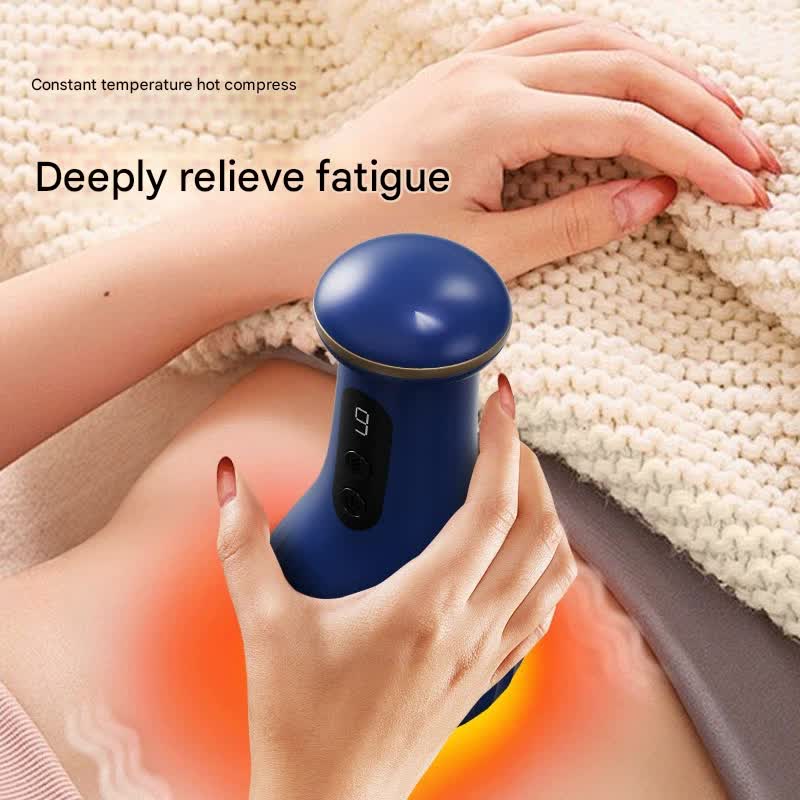 Electric Cupping & Gua Sha Massager - 9 Levels Heat & Suction, Red Light Therapy, USB-C Rechargeable Green