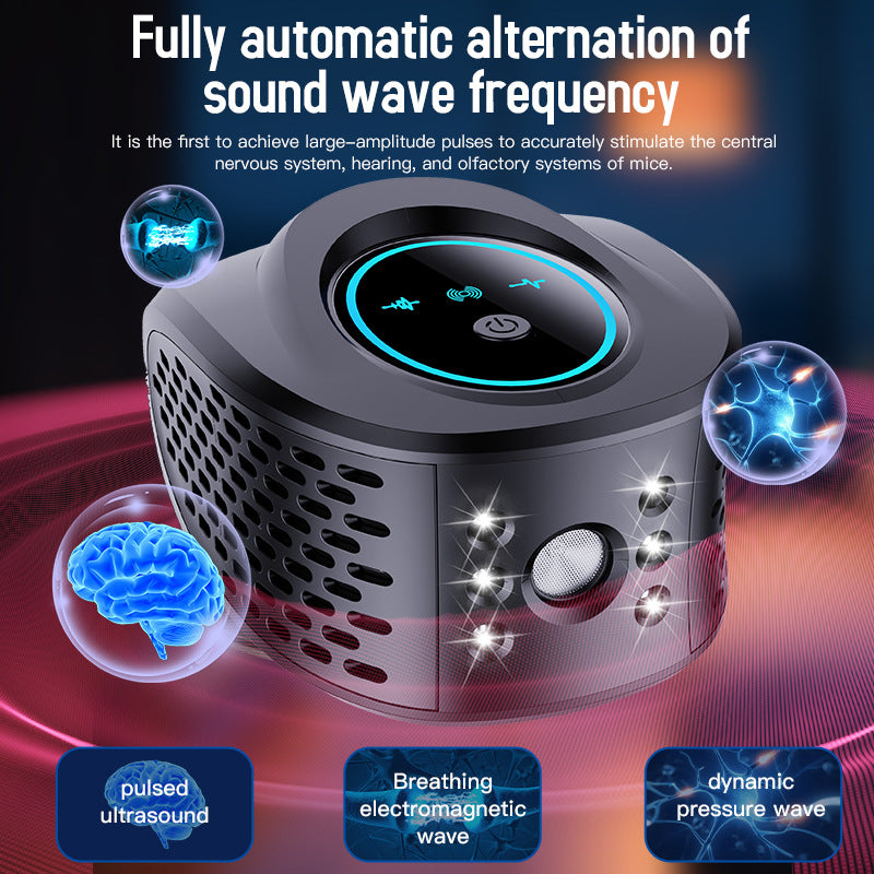 Advanced Ultrasonic Pest Repeller - Multi-Frequency Sound Waves for Mice, Mosquitoes & Cockroaches white