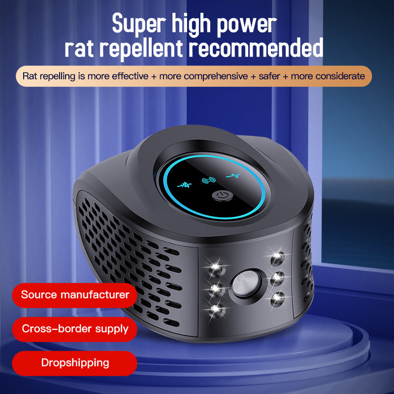Advanced Ultrasonic Pest Repeller - Multi-Frequency Sound Waves for Mice, Mosquitoes & Cockroaches white