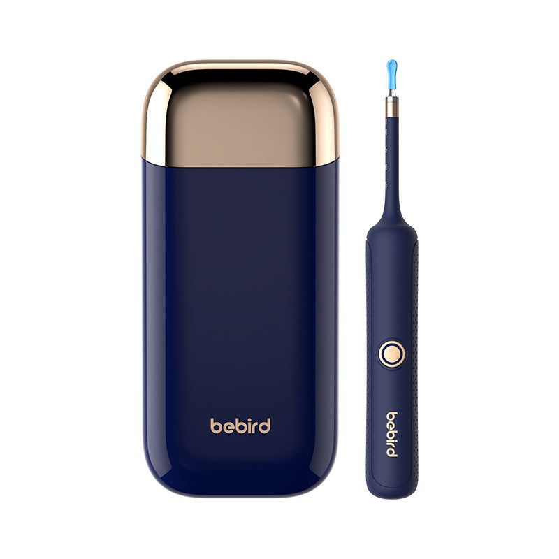 Smart Visual Ear Cleaner with HD Endoscope & Precision Tweezers - Safe for Adults & Children blue