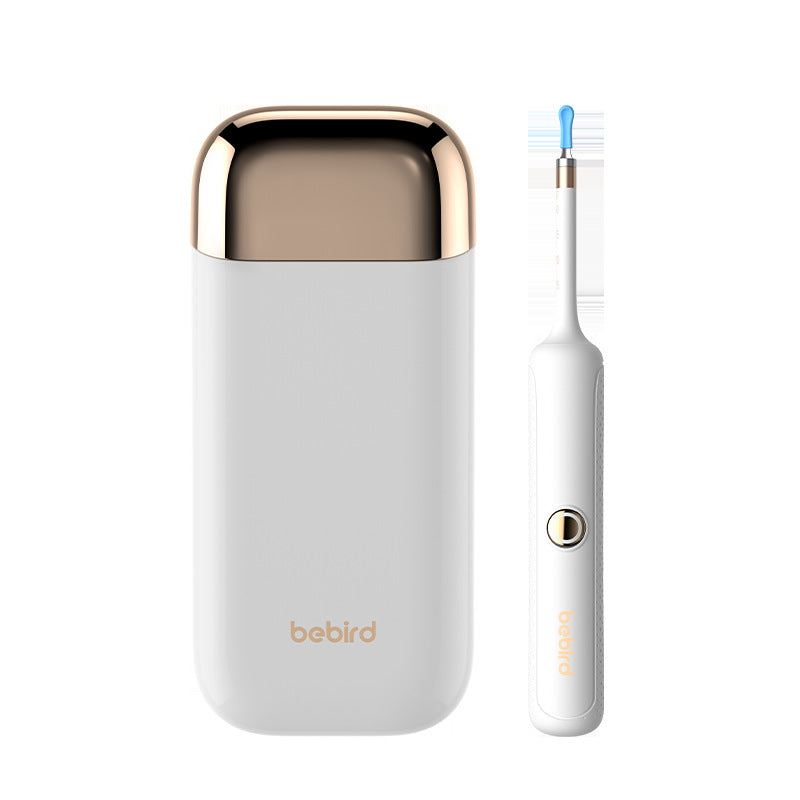 Smart Visual Ear Cleaner with HD Endoscope & Precision Tweezers - Safe for Adults & Children white