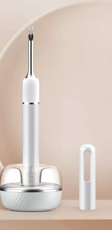 Smart Visual Ear Cleaner with HD Endoscope & Precision Tweezers - Safe for Adults & Children White