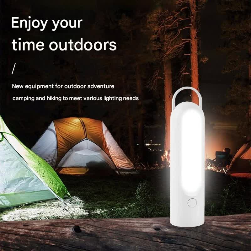 2-in-1 Portable LED Camping Lantern & Flashlight - USB Rechargeable, Dual Light Modes Bear model pink