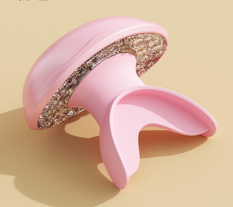 Lip Plumping & Anti-Aging Device with Red Light Therapy - Moisturizing & Wrinkle Reduction pink