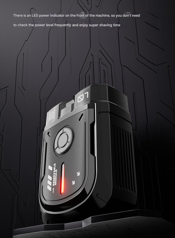 K002 Mini Electric Shaver - 3D Floating Head, IPX7 Waterproof, Type-C Charging, 70 Min Runtime Product Description white