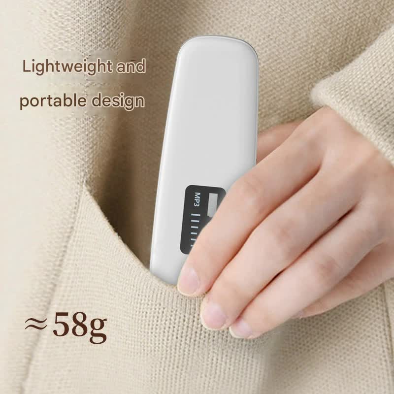 Under-Pillow Bone Conduction Sleep Sound Device - Bluetooth 5.3, TF Card, 8H Playtime & Timer black
