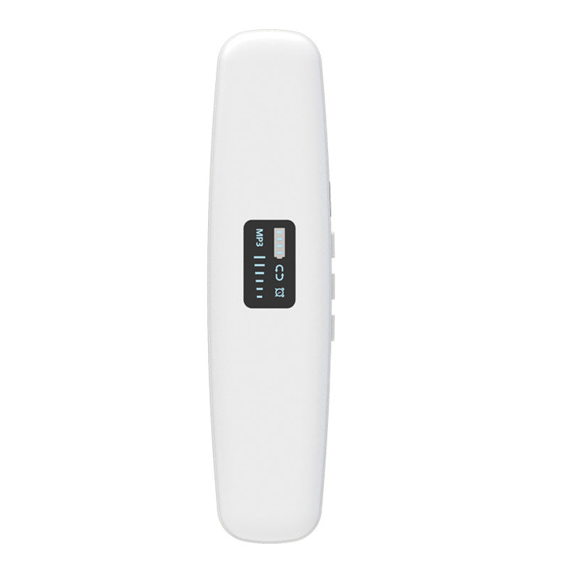 Under-Pillow Bone Conduction Sleep Sound Device - Bluetooth 5.3, TF Card, 8H Playtime & Timer White