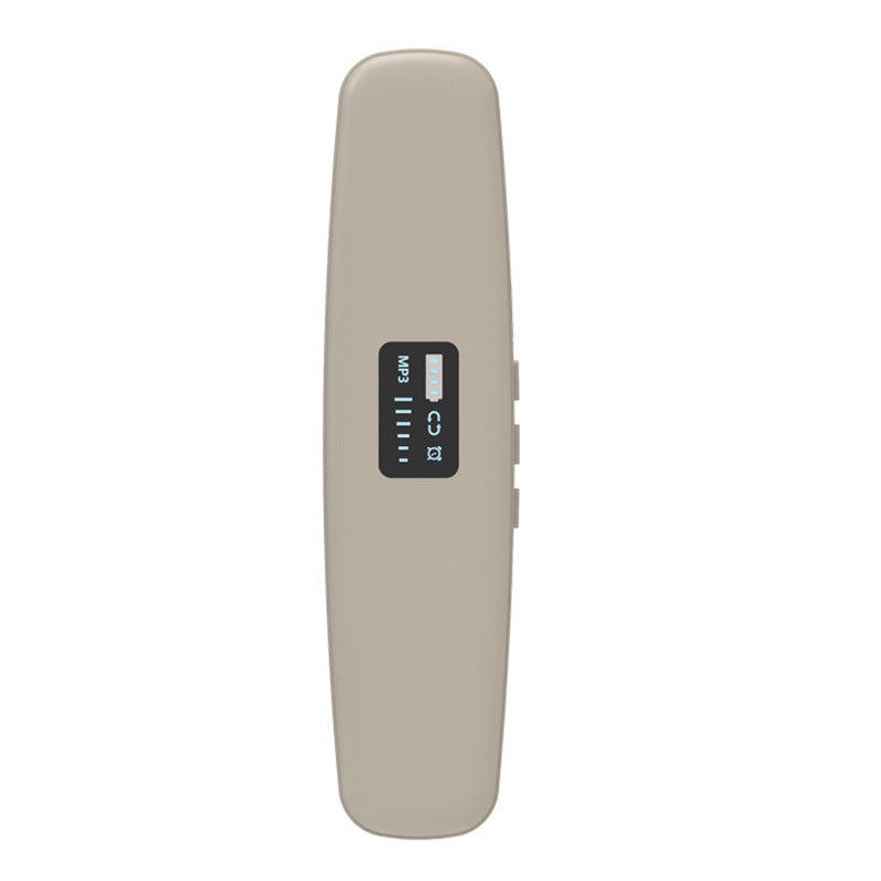 Under-Pillow Bone Conduction Sleep Sound Device - Bluetooth 5.3, TF Card, 8H Playtime & Timer Khaki