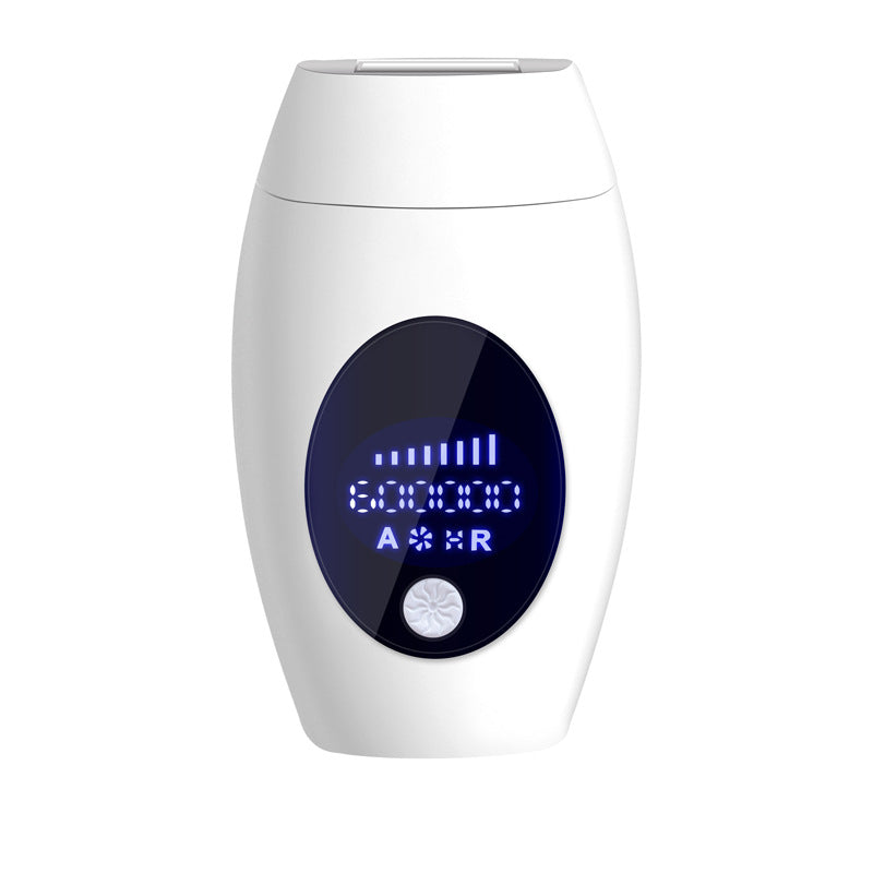 IPL Laser Hair Removal Device - 600,000 Flashes, 8 Intensity Levels, LCD Display & 2 Modes white