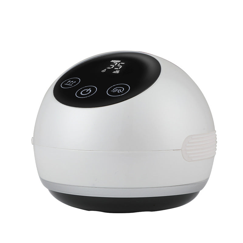 Smart Electric Cupping & Gua Sha Massager with Red Light Therapy & Magnetic Stones - 5 Levels, Rechargeable white