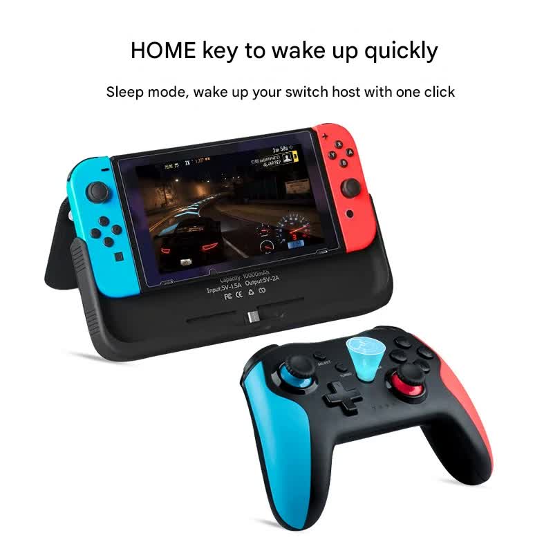 Wireless Bluetooth 4.0 Pro Gaming Controller - Multi-Platform Compatibility, 6-Axis Gyro, Turbo Function Black and green and purple