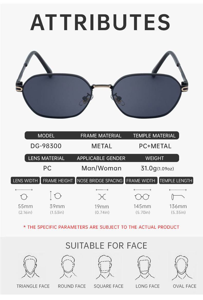 Pink Brown Gradient Lenses Chic Oval Sunglasses for Women - UV400 Protection Lightweight Metal Frame, Comfortable Design