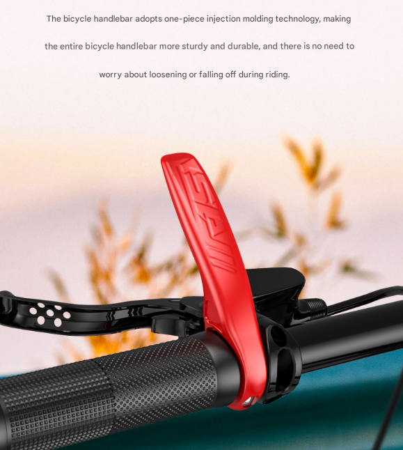 Light Green Ultralight Ergonomic Bike Bar Ends - High-Strength Composite Horn Grips 22.2mm