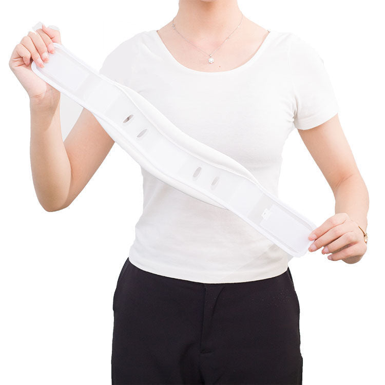 Size M White Adjustable Cervical Collar Neck Brace - Breathable Support for Pain Relief & Posture