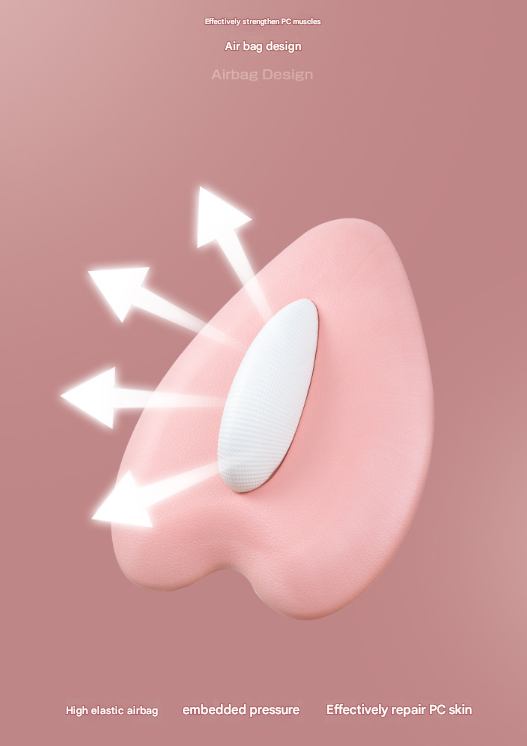 Pink Ergonomic Pelvic Floor Strengthener - Inner Thigh & Hip Trainer for Men and Women Non-electric