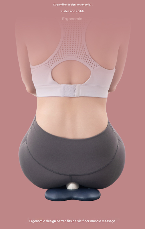Pink Ergonomic Pelvic Floor Strengthener - Inner Thigh & Hip Trainer for Men and Women Non-electric