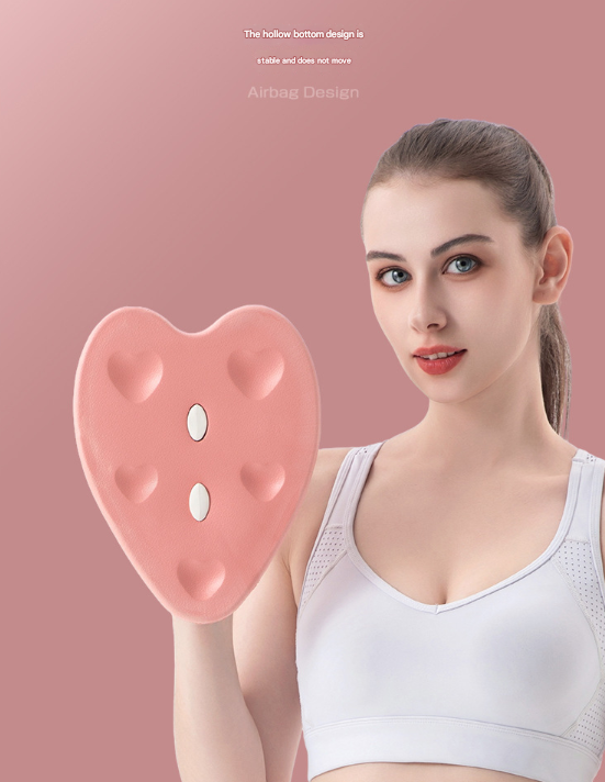 Pink Ergonomic Pelvic Floor Strengthener - Inner Thigh & Hip Trainer for Men and Women Non-electric