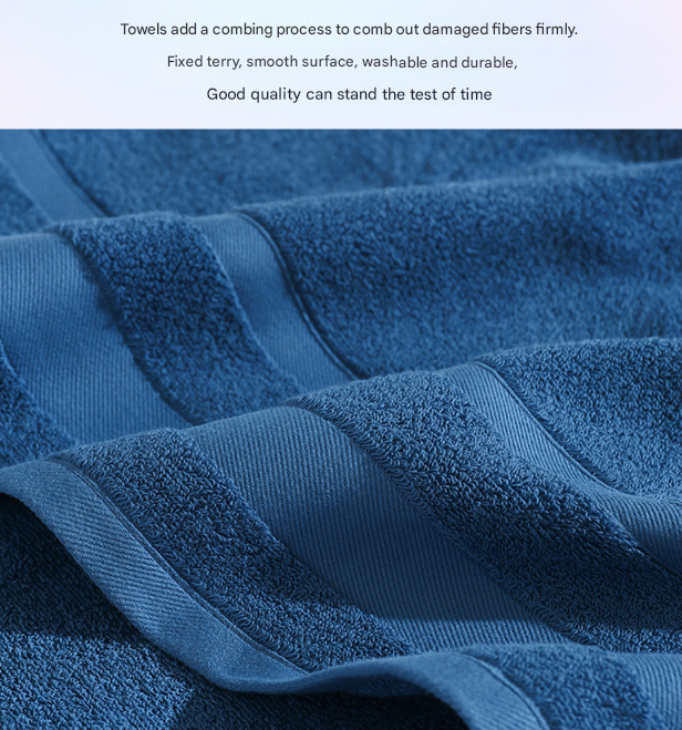 White Premium 3-Piece 100% Cotton Towel Set - Ultra Soft, Absorbent & Quick-Dry for Bathroom