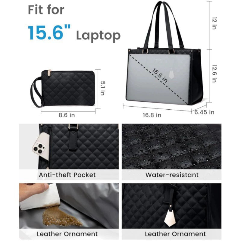 White Insulated Lunch Bag and Laptop Cooler - Perfect for Keeping Food Fresh