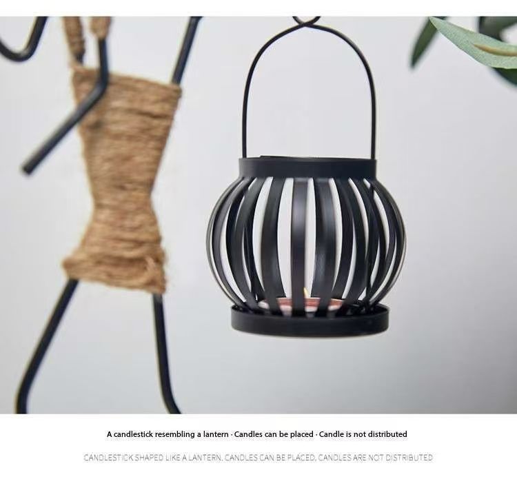 Creative Iron Girl Candle Holder for Nordic Restaurant Table Decorations and Bar Counter Accessories Style G