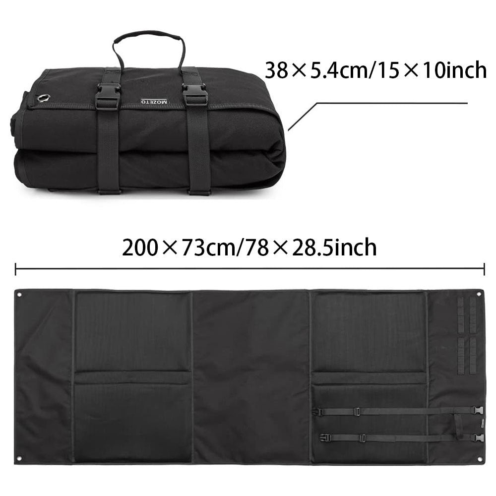 Khaki Portable Tactical Shooting Mat - Lightweight Roll-Up Ground Pad for Outdoor Range & Hunting
