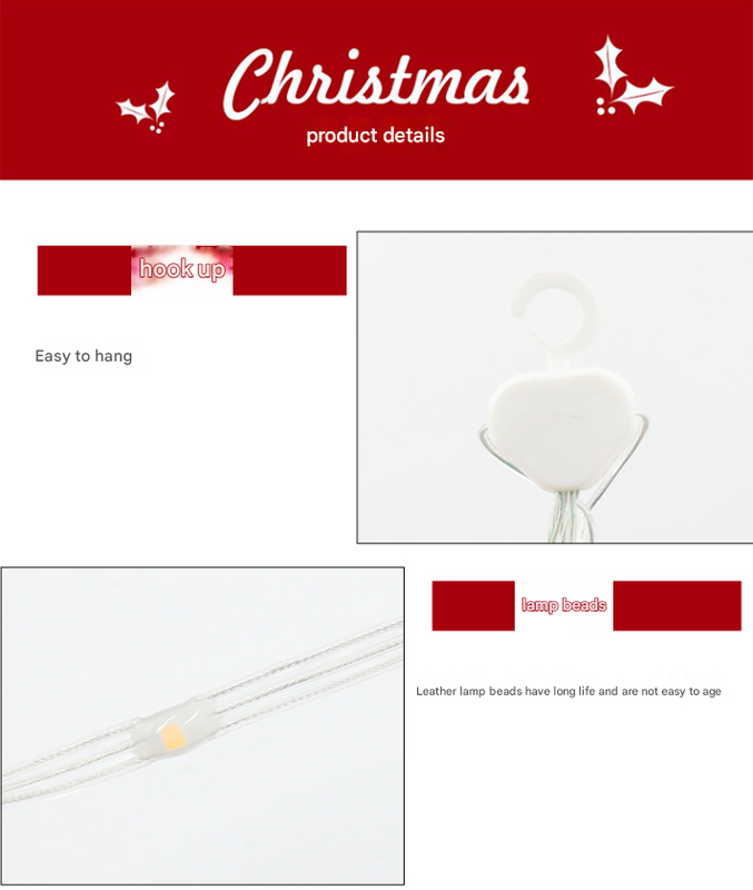Festive Climbing Santa LED Ladder Light - USB Powered Outdoor Christmas Hanging Decoration with Remote 3m