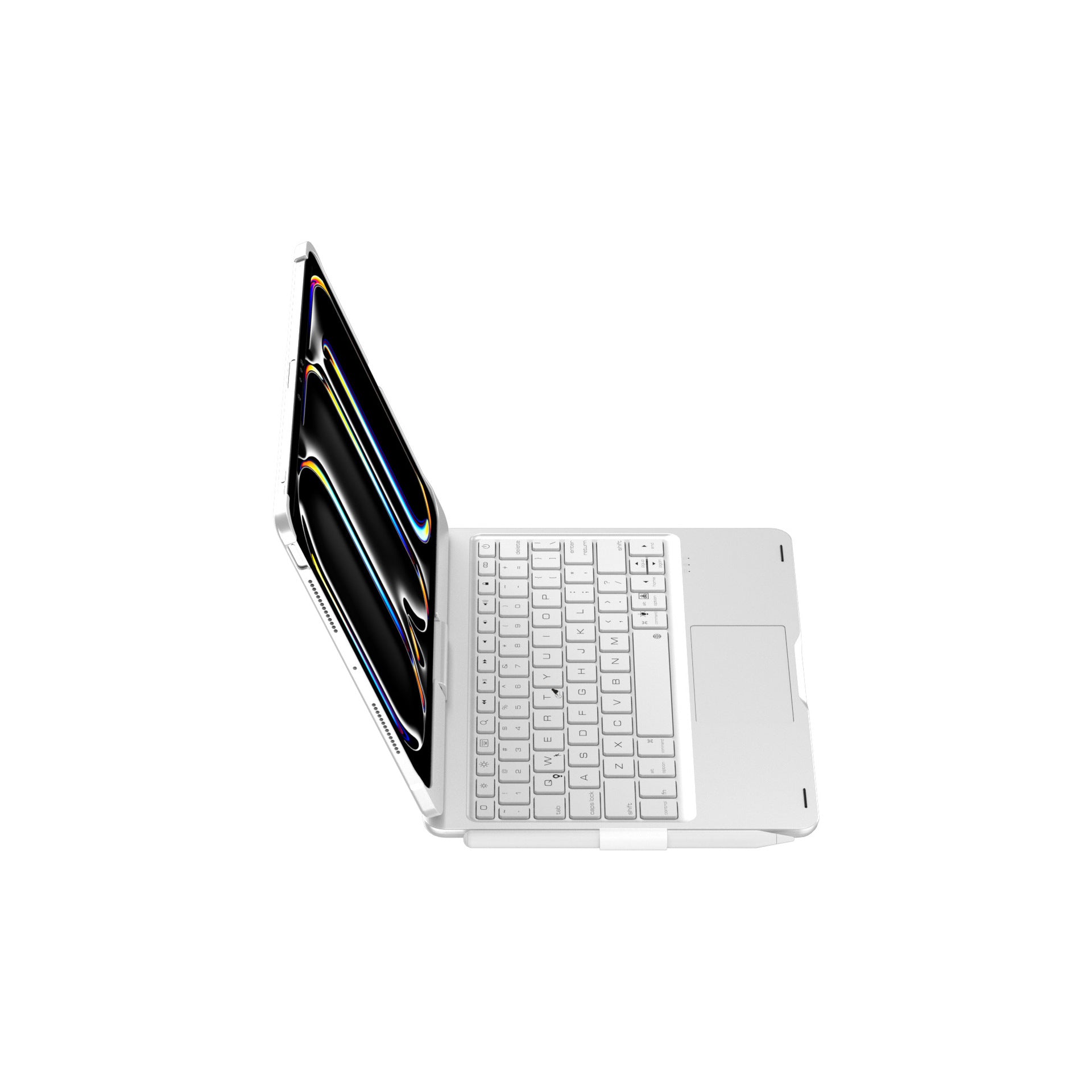 Rose gold Magic Keyboard Case for ipad Air6/Air7 11-inch, Bluetooth Keyboard with RGB Backlight & Precision Trackpad