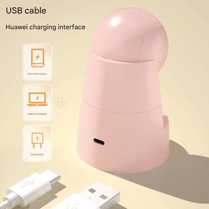 Two Mini Portable UV/LED Nail Lamp - Fast Curing, Adjustable Angle, 60s Timer, USB Rechargeable white