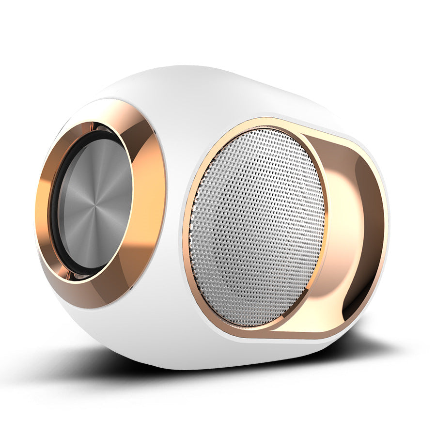 Portable Wireless Bluetooth 5.0 Speaker - TWS Stereo, Powerful Bass, Hands-Free Calls & Multiple Playback Modes white