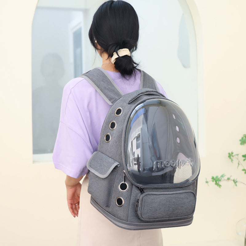 Spacious Pet Carrier with Ventilation System & Water-Resistant Design green