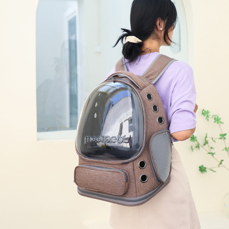 Spacious Pet Carrier with Ventilation System & Water-Resistant Design green