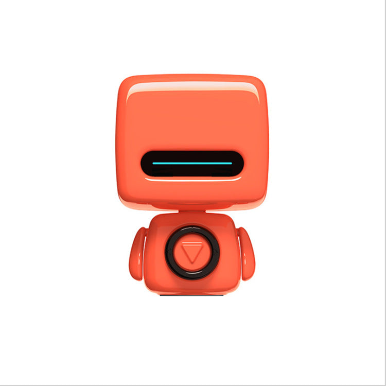 Mini Robot Style Bluetooth Speaker - Portable, 8-9 Hr Playtime, Built-in Mic & Lanyard red