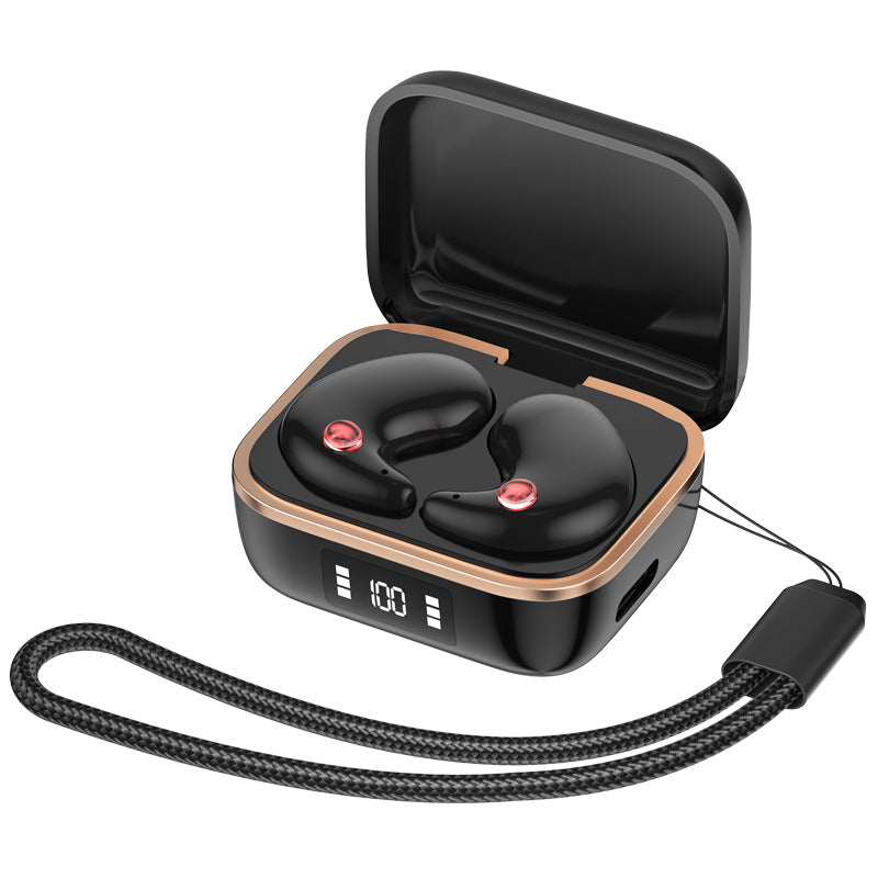 TWS Wireless Earbuds with Wireless Charging Case - Bluetooth 5.3, HiFi Audio, LED Display & Smart Touch Control black