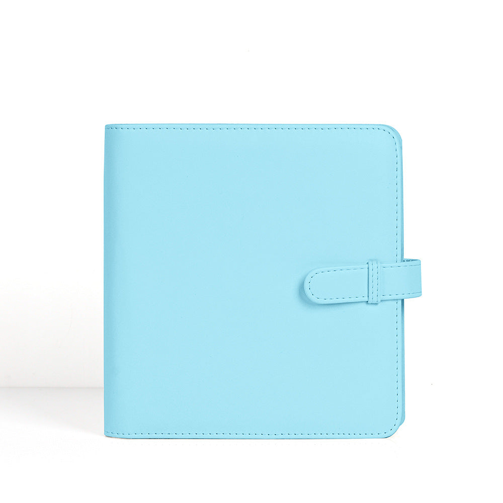 PU Leather Instant Photo Album - Holds 288 Photos, Compatible with Instax Square & Mini Films blue