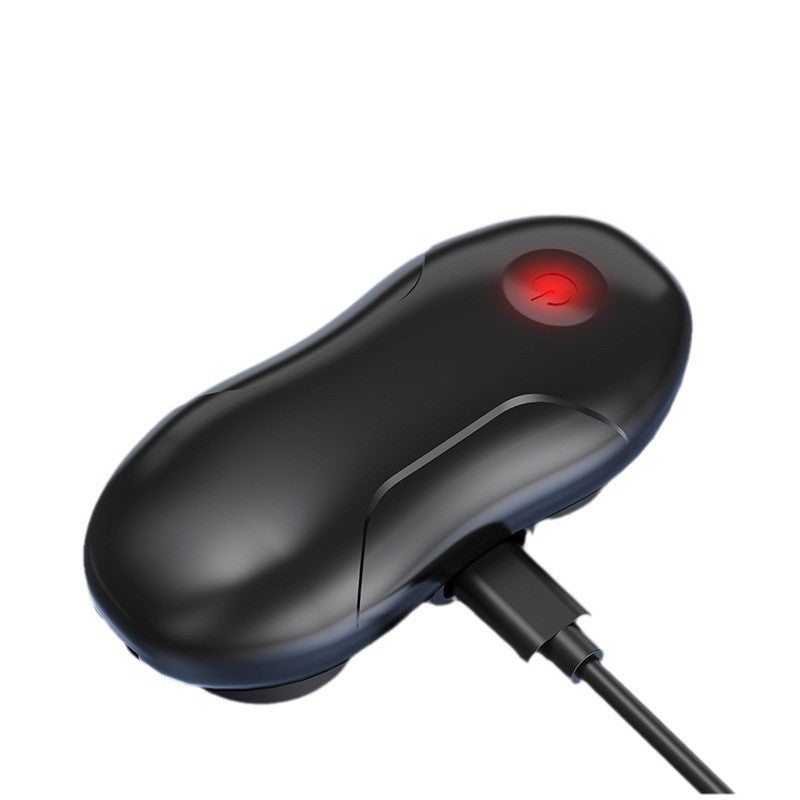 Smart Anti-Snoring Throat Massager - AI-Powered Vibration Sleep Aid, USB-C Rechargeable & Portable black
