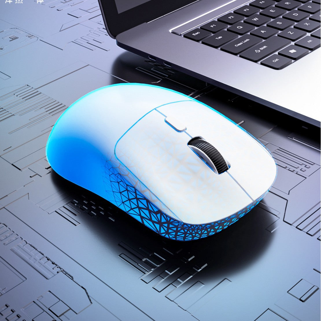 75g Ultra-Lightweight Tri-Mode Wireless Gaming Mouse - 1000Hz Polling Rate, 120-Hour Battery white