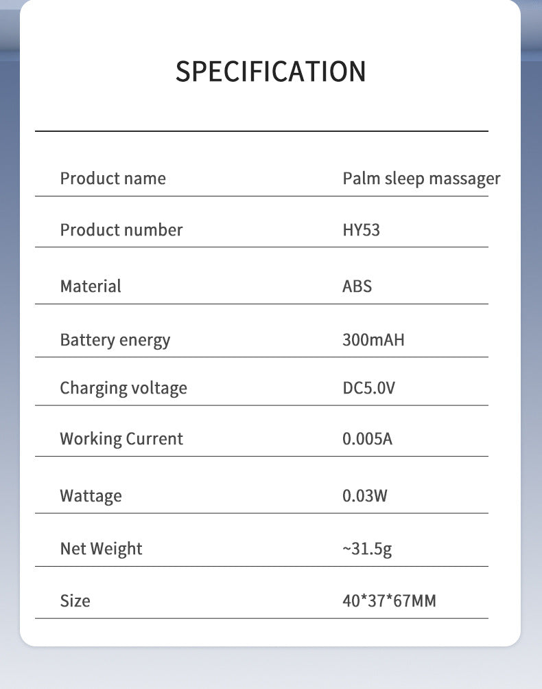 Handheld Microcurrent Sleep Aid Device - USB Rechargeable Pulse Massager for Relaxation & Deep Sleep green