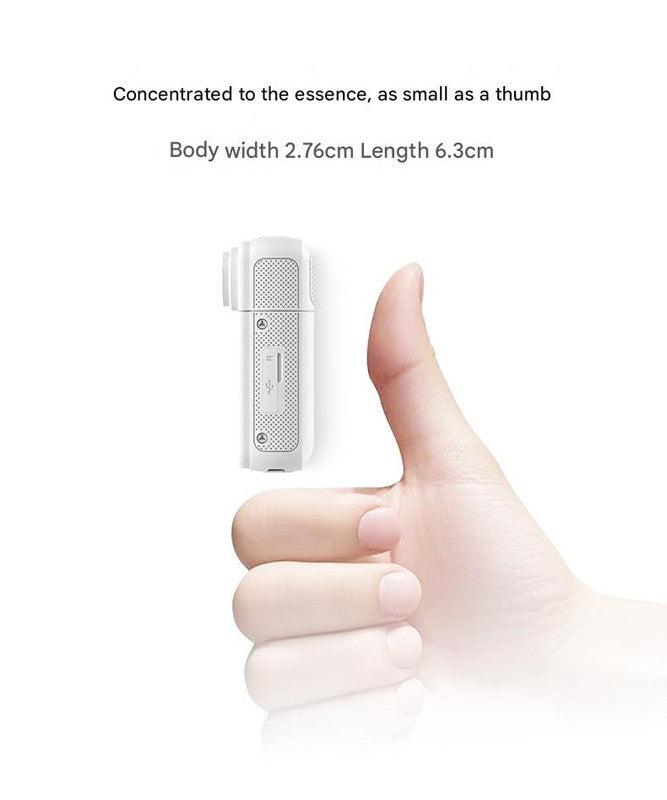 Thumb-Sized 2.7K Camera with 180 Rotatable Lens & Magnet Mount - Capture Your World Hands-Free black+64G