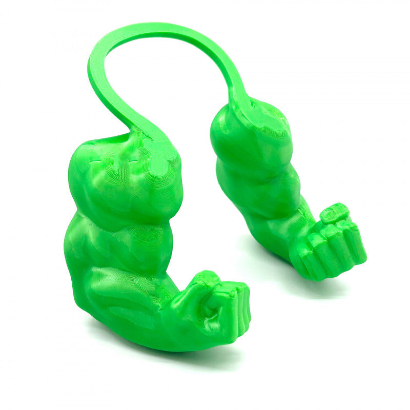 2pc Hilarious Muscle Arm Pet Costume Prop - Funny Novelty Arms for Cats & Small Dogs green