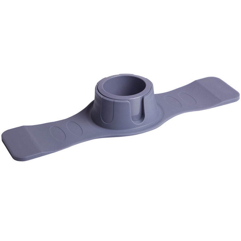 Flexible Anti-Spill Silicone Couch Arm Cup Holder - Sofa Armrest Drink Tray Grey