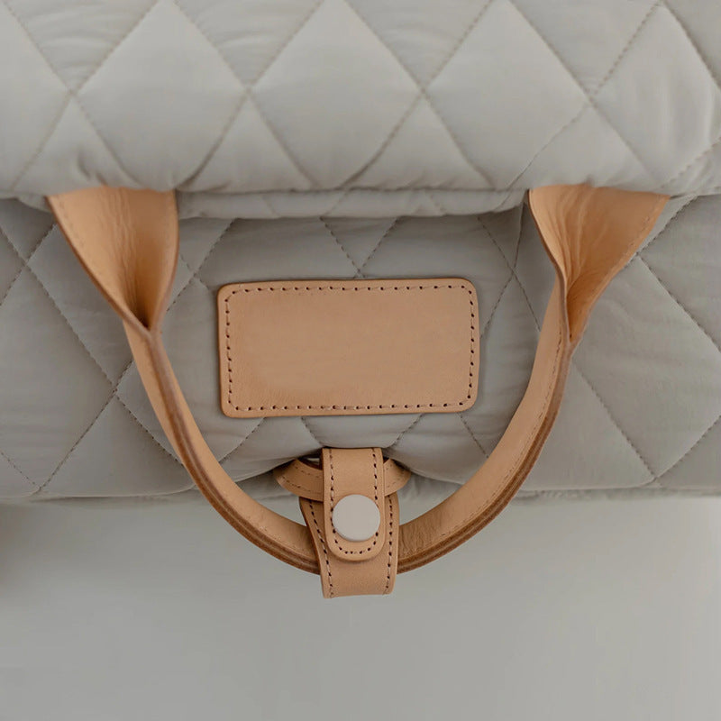 Luxury Quilted 2-in-1 Pet Travel Carrier & Car Booster Seat for Small Dogs Camel