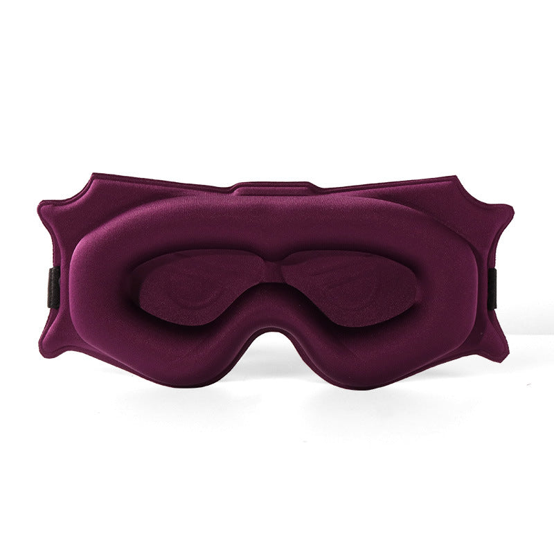 3pc 6D Contoured Zero-Pressure Sleep Mask - 360 Light Blocking Eye Mask with Adjustable Strap Dura
