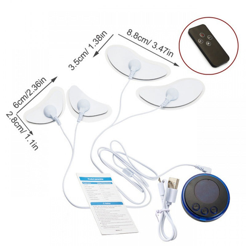 White EMS Microcurrent V-Line Face Lifting Massager - Rechargeable Facial Toning Device for Wrinkles & Skin Tightening