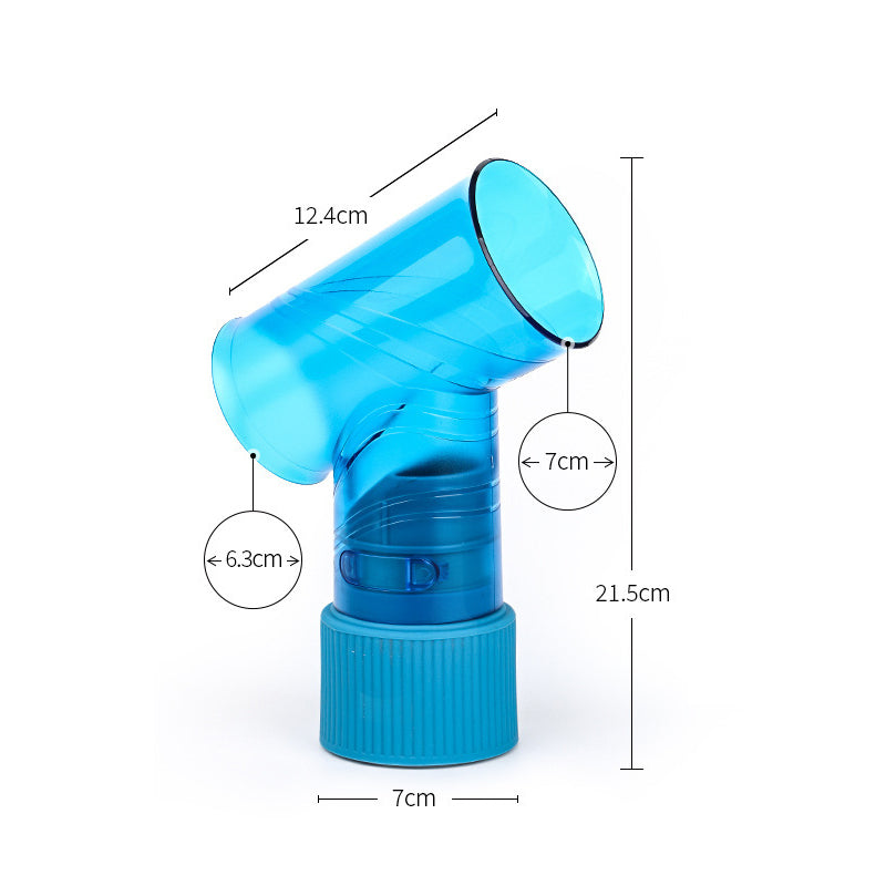 Pink Wind Spin Hair Curler Diffuser - Universal Hair Dryer Attachment for Effortless Waves and Curls