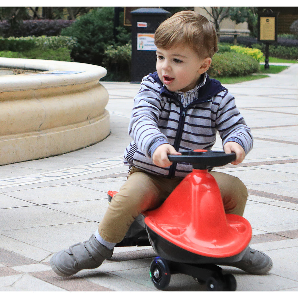 Moka White-Glide Walker Swing Car Twist Car Rind On Toy  Italian Designer For Children Outdoor