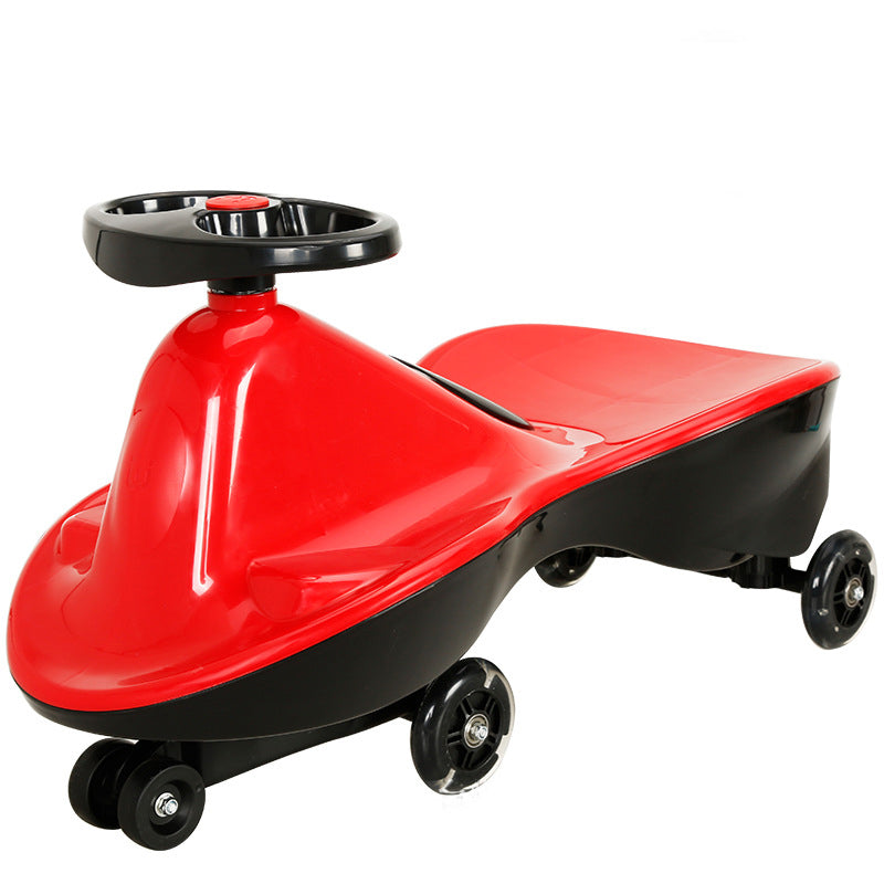Toy Car Rind In Red-Glide Walker Swing Car Twist Car Rind On Toy Italian Designer For