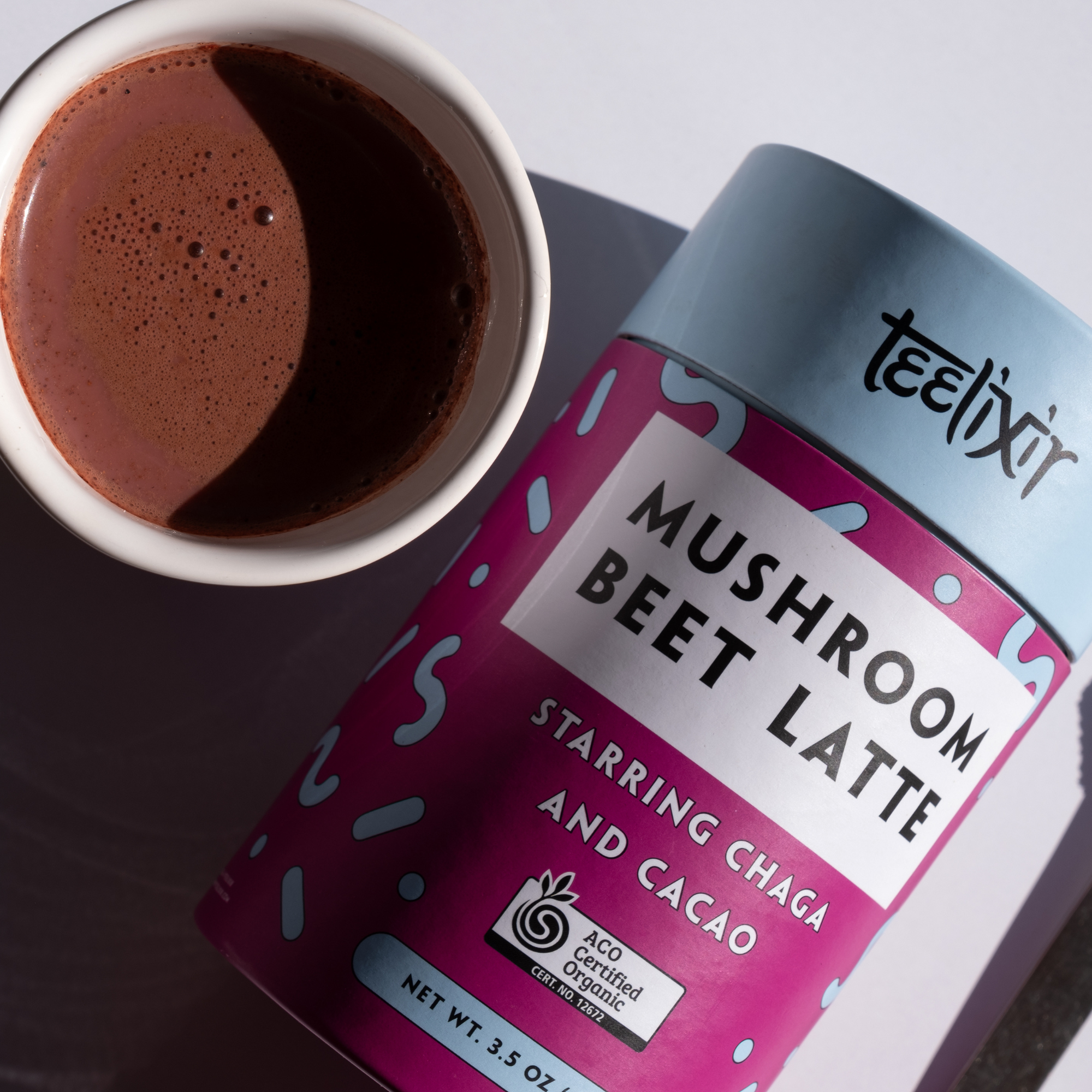 Teelixir Organic Mushroom Beet Latte 500g
